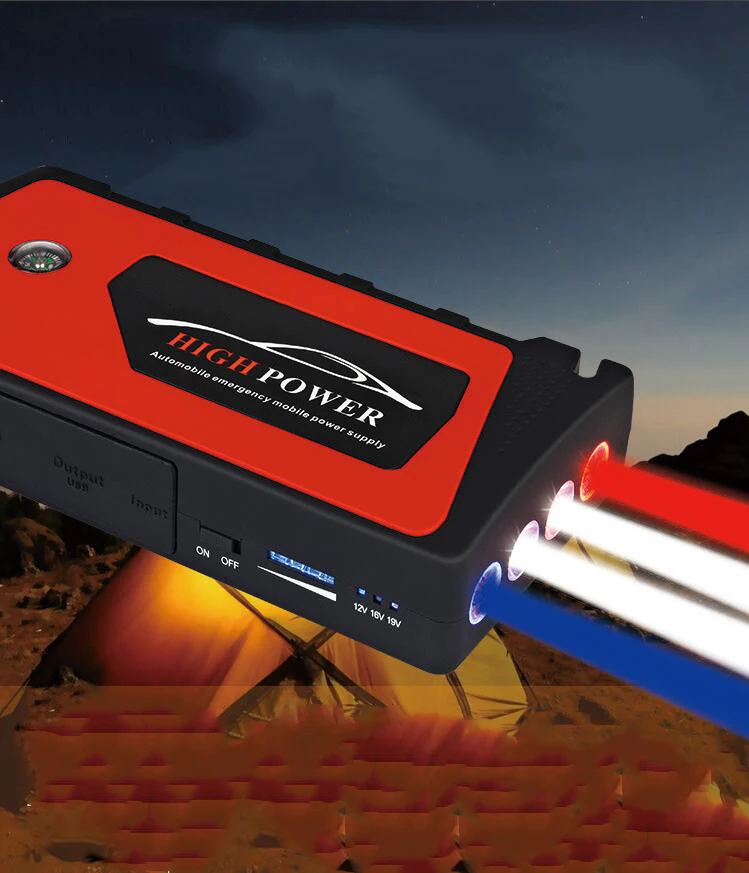 18000 мАч 4 порта 600A USB автомобильный пусковой стартер бустер портативный Банк питания резервного копирования зарядное устройство 3 цвета пусковое устройство бензиновое зарядное устройство