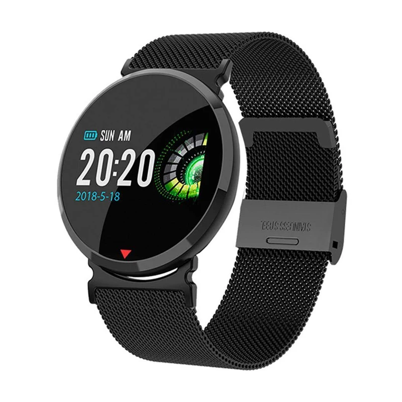 E28 Модные мужские Смарт-часы OLED цветной экран фитнес-трекер пульсометр