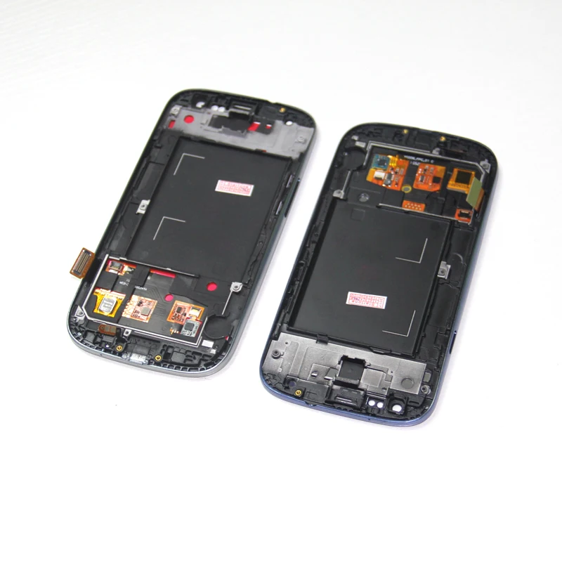 ЖК дисплей с дигитайзером на Samsung Galaxy S3 сенсорный экран рамкой в сборе для i9300