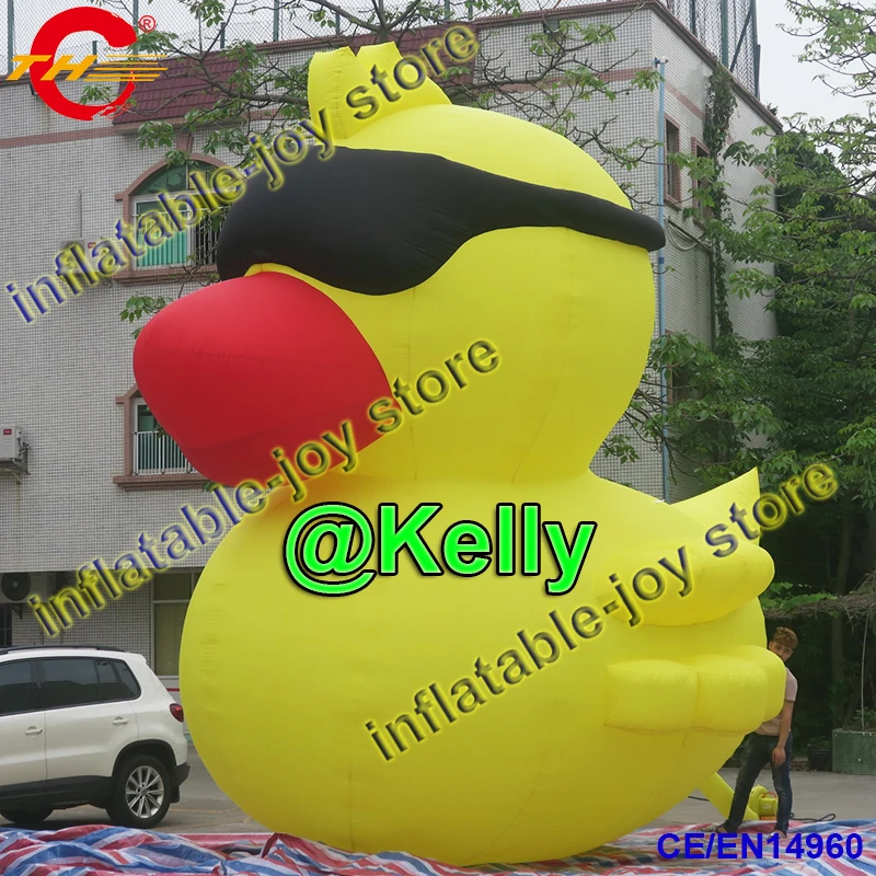 Бесплатная доставка по воздуху надувная утка 4 м 5 6 для продажи дешевая с
