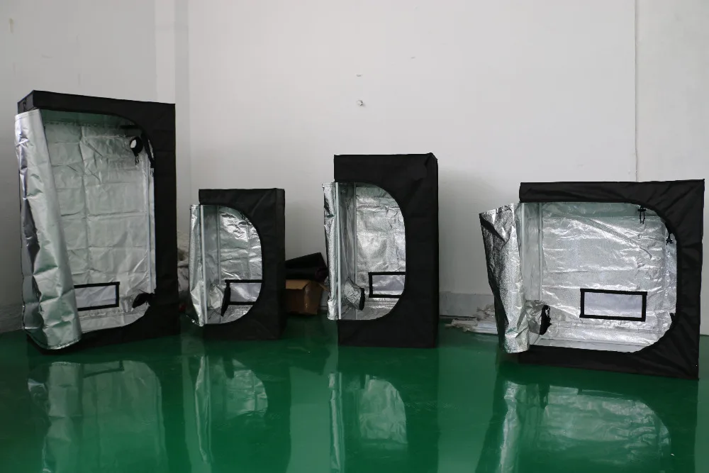 80X80X160 см 100X100X200cm Внутренняя защита от атмосферных воздействий гидропоника, шатер для выращивания, Гроу-рум для коробка для выращивания растений, светоотражающий майлар сад Теплицы