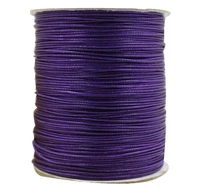 200yardsroll1mm purple korea wax cord polyester waxed rope threaddiy jewelry findings accessories bracelet necklace string