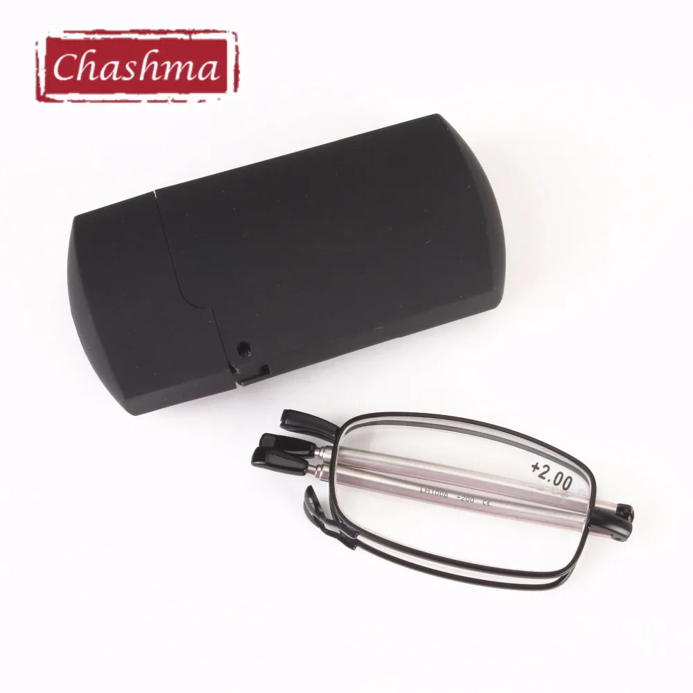 Chashma высокое качество porket очки маленькие для чтения антенна складные с
