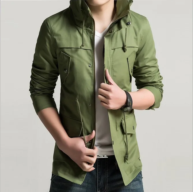 jaqueta masculina 2018 New Metrosexual Man Double Trade Solid Blazer Men's Jacket black Long Sleeve men Coat Dropshipping | Мужская