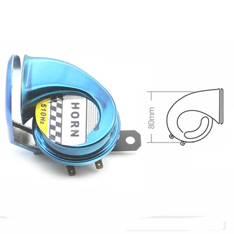 Новый Улитка Колонка для мотоцикла DC12V 510 Гц евро мотогонщиков Рог Автомобильный