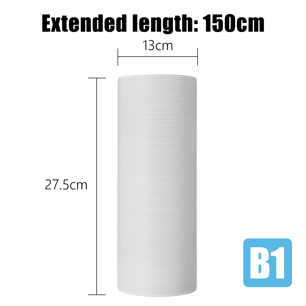 DIA13cm 150cm Hose Портативный кондиционер аксессуары оконная плита двери/окна уплотнение ткань адаптер выхлопной трубы шланга кондиционер запчасти - Цвет: DIA13cm 150cm Hose