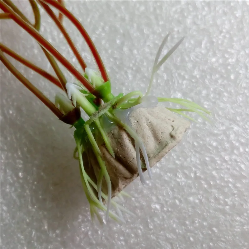 6 шт аквариумные растения Пластик аквариум искусственные украшения декор