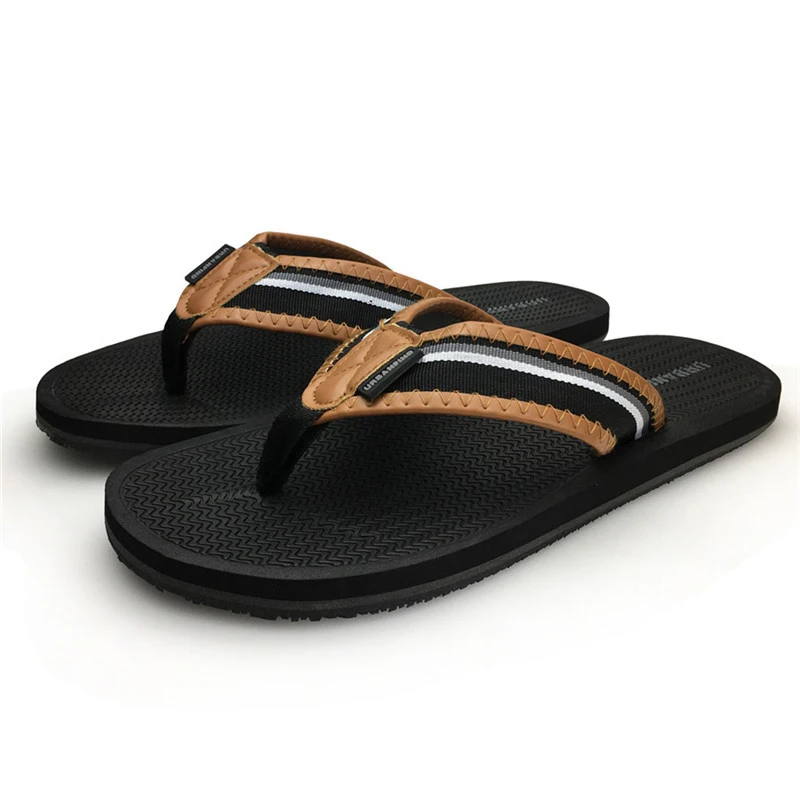 Мужские повседневные Вьетнамки в полоску большие размеры 41 46 Новое поступление