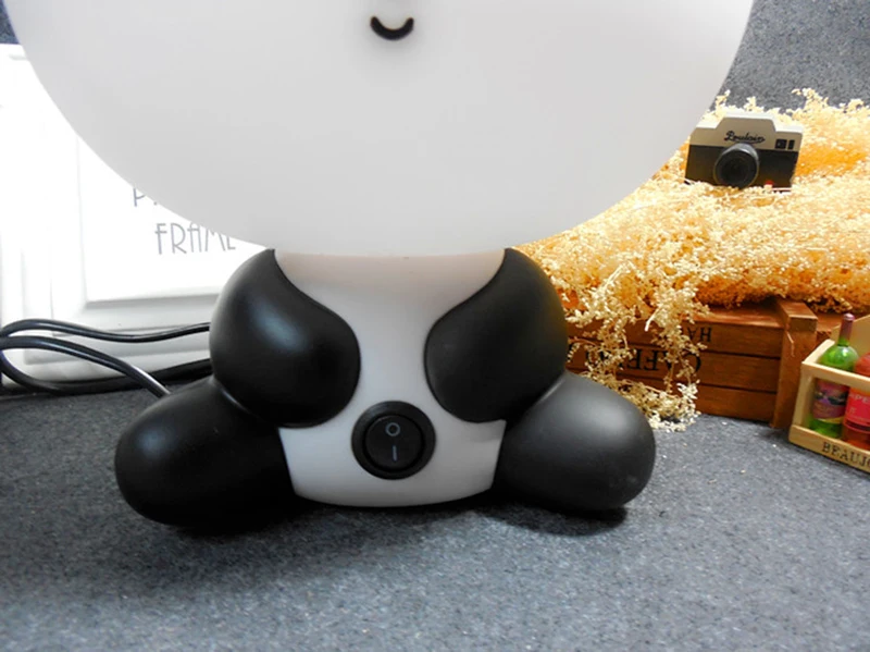 Panda/Rabbit/Dog/Bear Baby Night Light Plug Cartoon Animal 3D Lamp EU/US Nursery Children's Bedroom Toys Gifts Decor
