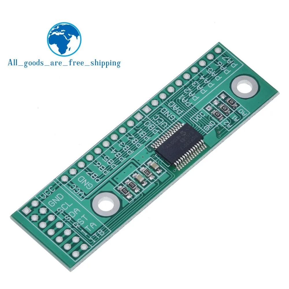 MCP23017 I2C Интерфейс 16bit I/O расширение модуль расширения, штыревая панель доска IIC к гипо конвертер 25mA1 питание электропривода для Arduino и C51
