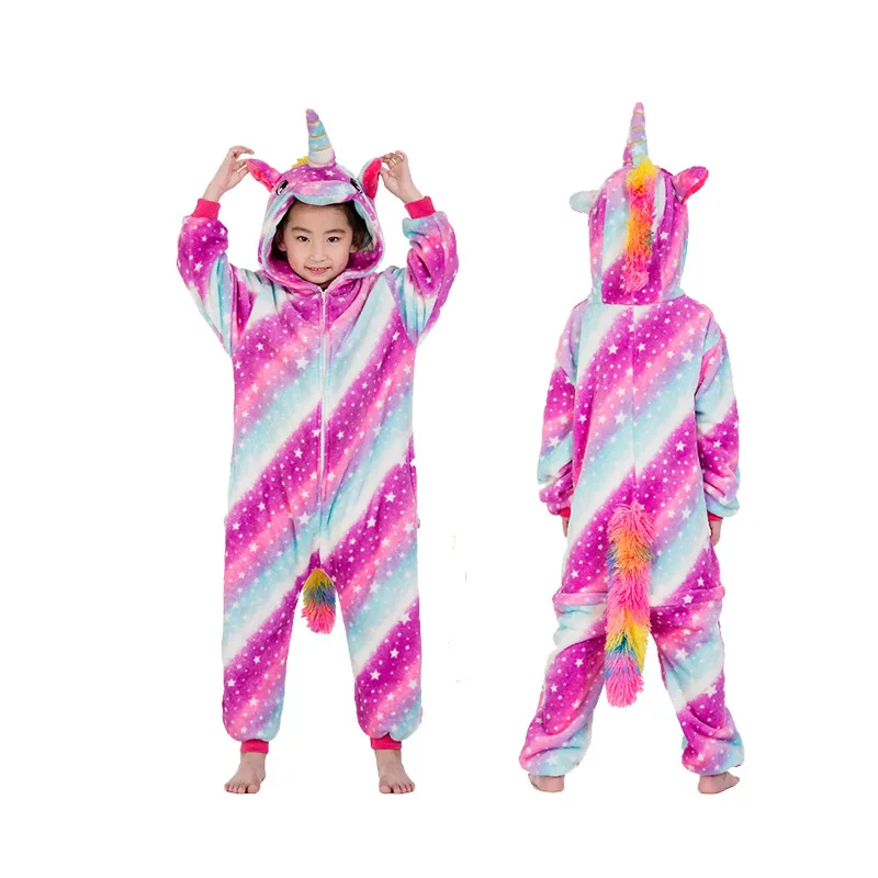 

2020 Christmas tops kid chid unisex kugurumi pajamas anime cosplay sleepwear animal blue stitich pyjamas suit one piece clothing