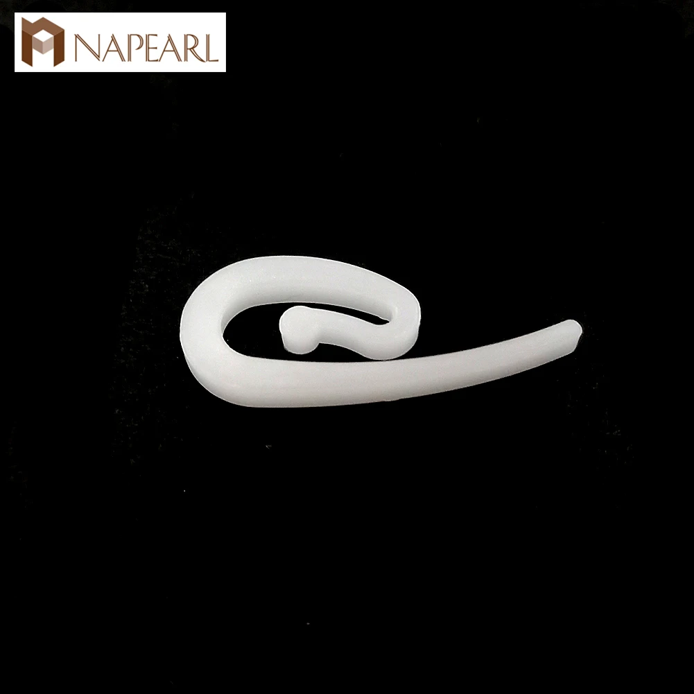 NAPEARL маленькие пластиковые белые крючки для ленточная завеса окна спальни Подвесные крючки кольца капли современные аксессуары Высокое качество