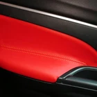 Для Mitsubishi ASX 2013 2014 2015 4 шт.компл. Автомобильная дверная ручка подлокотник панель из микрофибры кожаный чехол