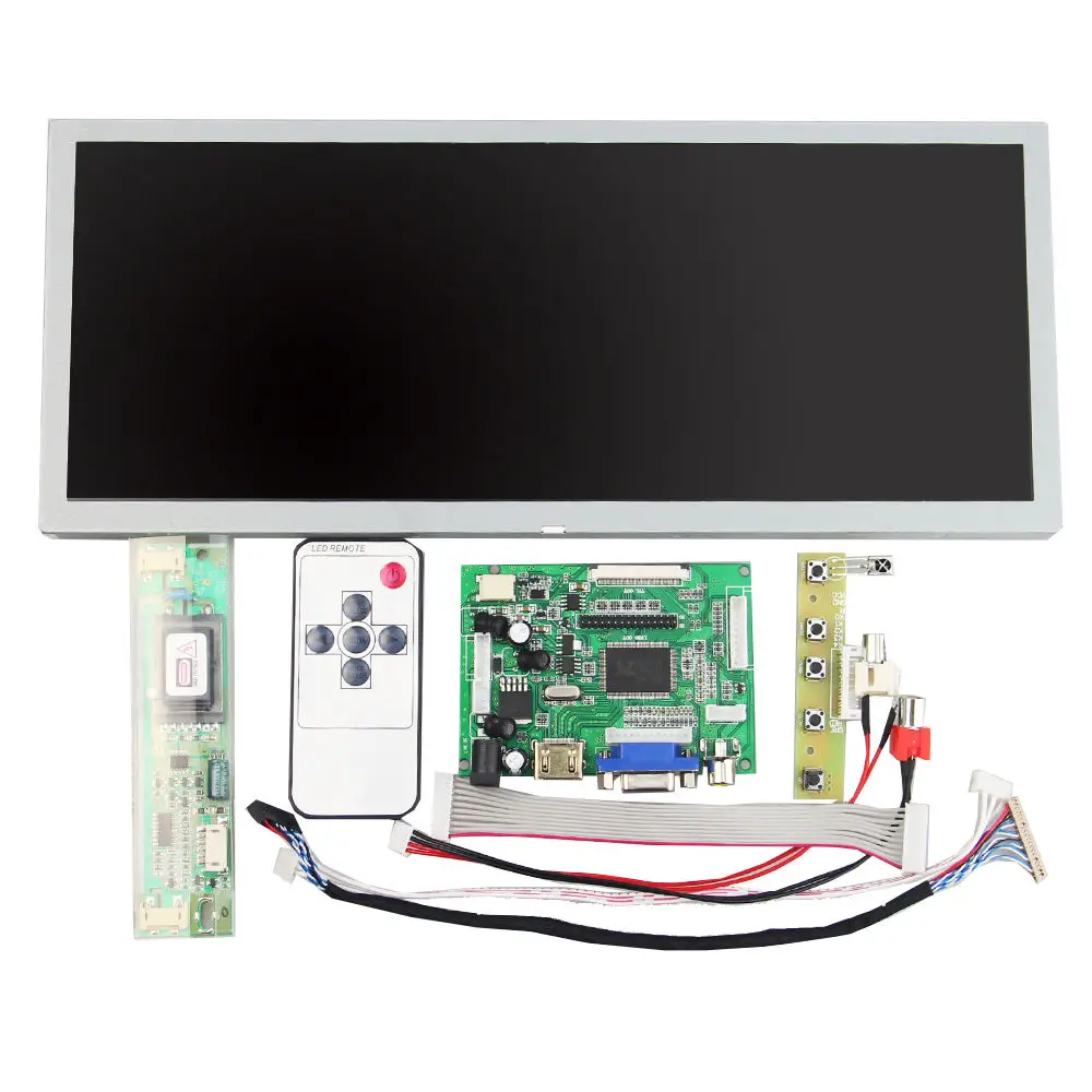 12 3 дюймовая 1280*480 LQ123K1LG03 ЖК панель + HDMI VGA 2AV контроллер плата привода|vga vga|board boardvga