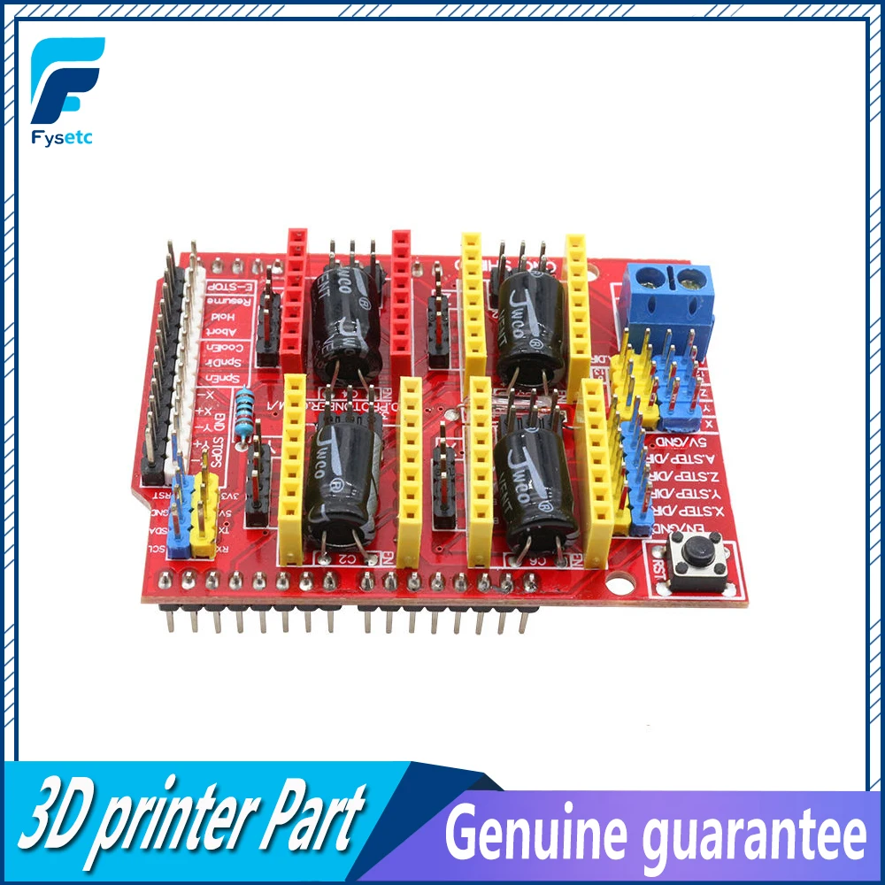 Новый 3D принтер части A4988 Драйвер CNC Щит Плата расширения для Arduino V3 гравер