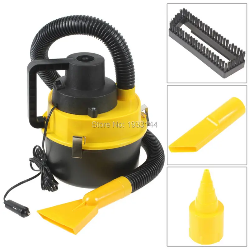 Портативный пылесос для сухой и влажной уборки с щеткой насадкой|car vacuum cleaner|dust