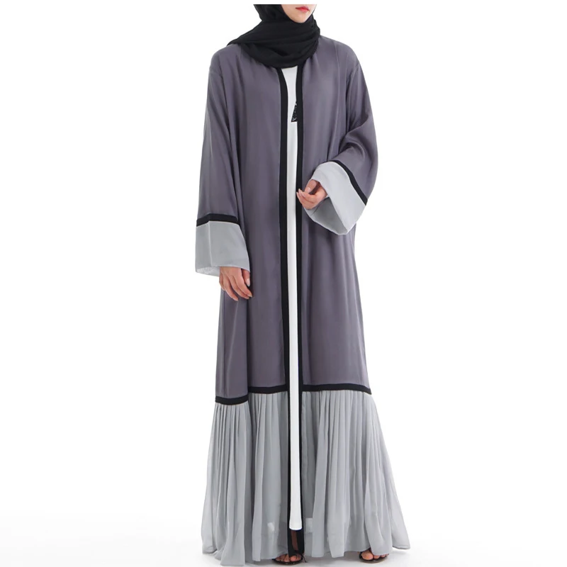 Женский кардиган Abaya длинное мусульманское платье кимоно туника|Мусульманская
