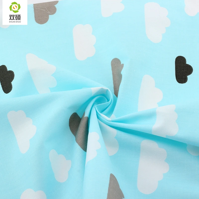 Twill Cotton Fabric For Sewing Baby Bedding Clothes Doll Dress Skirt Patchwork Cartoon Tissue Material9 PCS/LOTS 40*50CM|cotton fabric|twill cotton