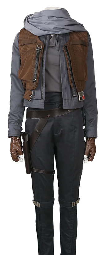 Происхождения Rogue One: A Star Wars Story Jyn erso Косплэй костюм Индивидуальный заказ Любой Размер manluyunxiao - Цвет: Full Suit