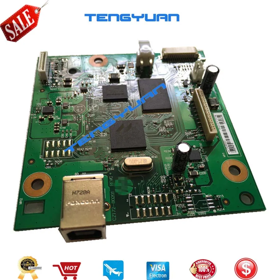 

5X 95% new Original LaserJet CZ172-60001 Formatter Board For HP LaserJet Pro M126a M126 M125A M125 126 125 Mainboard On Sale