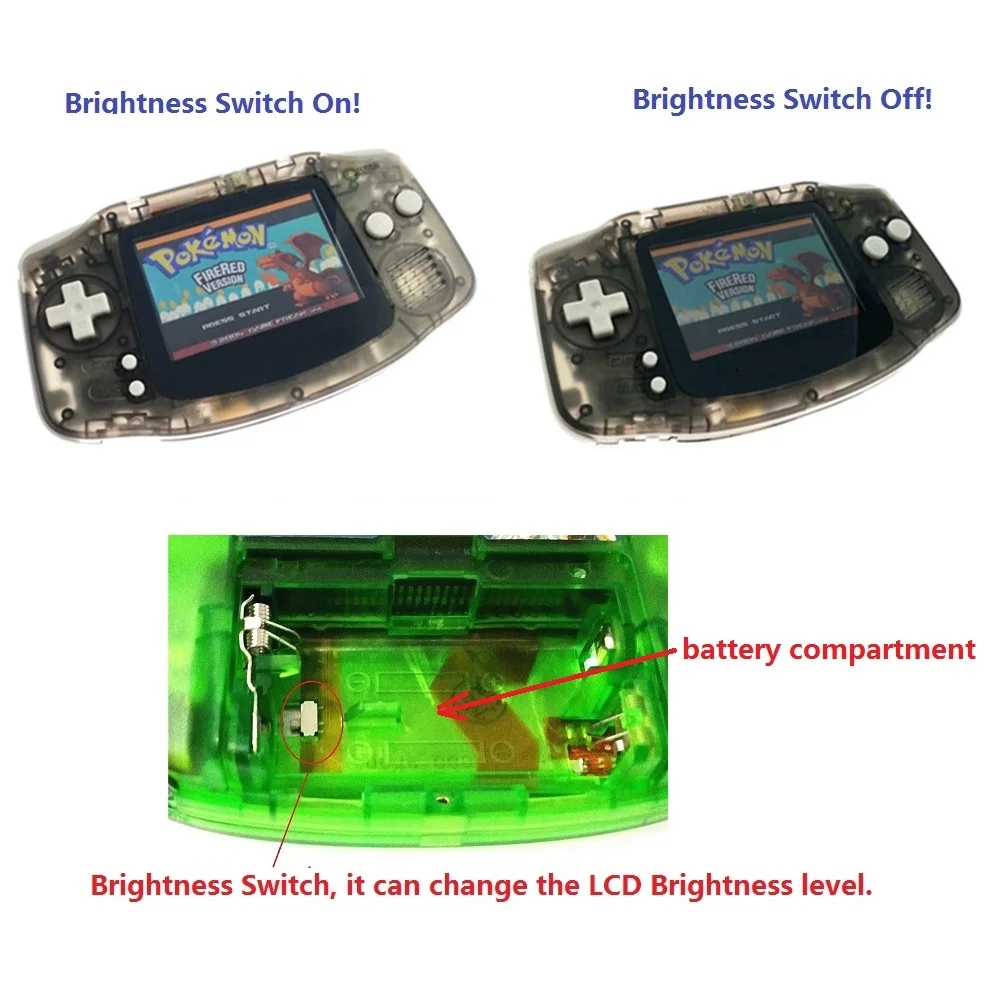 Профессионально Восстановленное для игры мальчиков Игровая приставка GBA с AGS-101