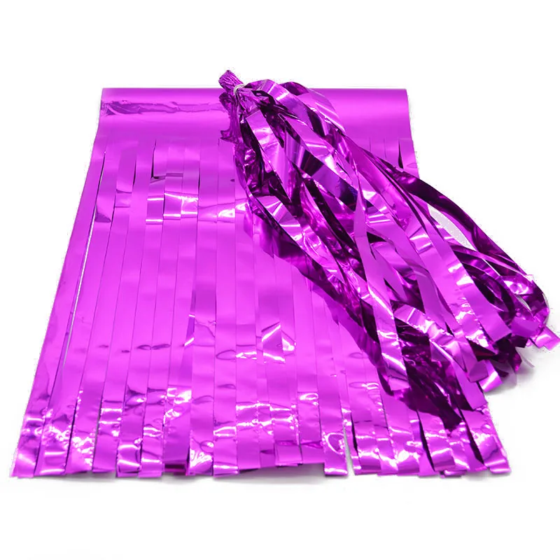 shinny rose 5 шт. 14 дюймов гирлянда из папиросной бумаги с кистями для свадебного украшения DIY День Рождения Вечеринка детский душ вечерние принадлежности - Цвет: shinny rose