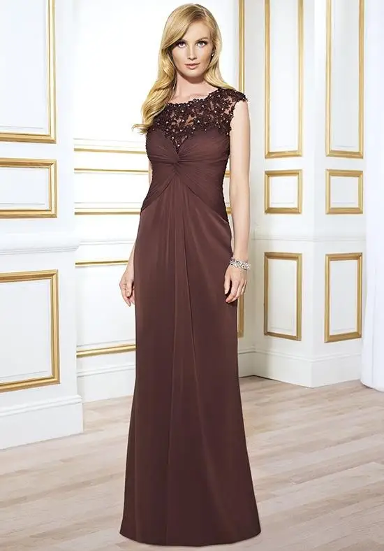 Sheath Elegant Mother Of The Bride Dress Appliques Beads Lace Short Long Chiffon Formal Evening Dresses | Свадьбы и торжества
