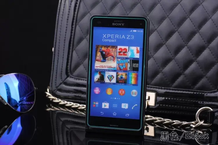 TX роскошный Z3 Мини Капа fundas сплав бампер рамка для sony Xperia z3 compact M55w алюминиевый бампер чехол+ отвертка+ 2 пленки