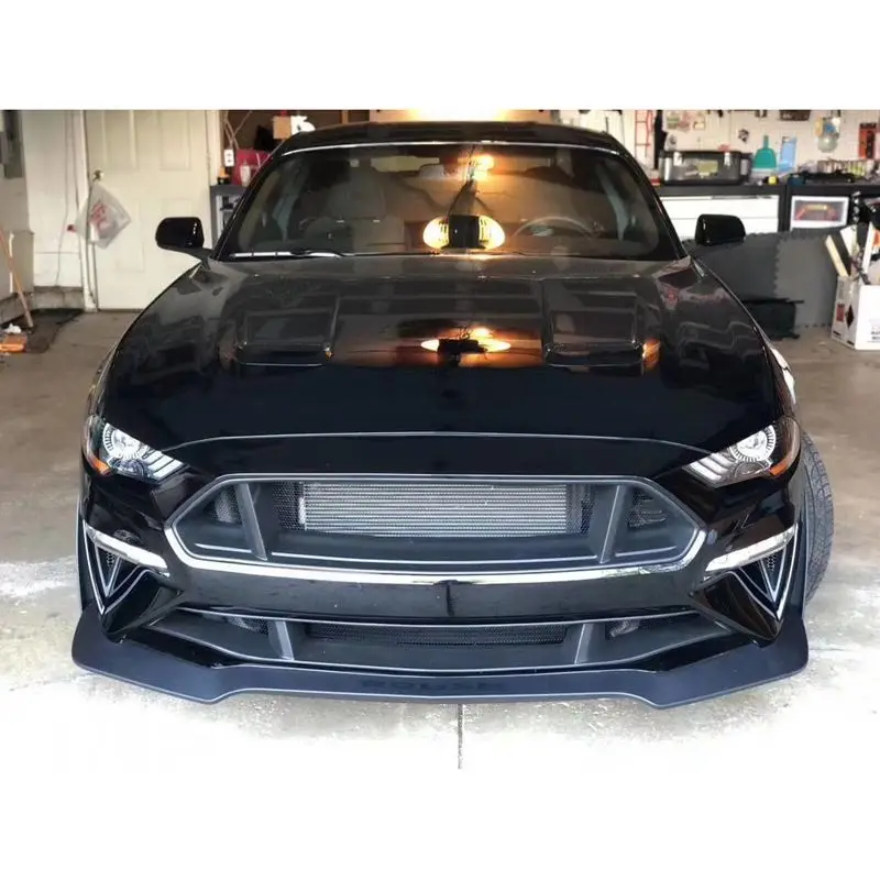 2018 For Ford Mustang Primer Car Fiberglass Front Bumper Net Grille | Автомобили и мотоциклы