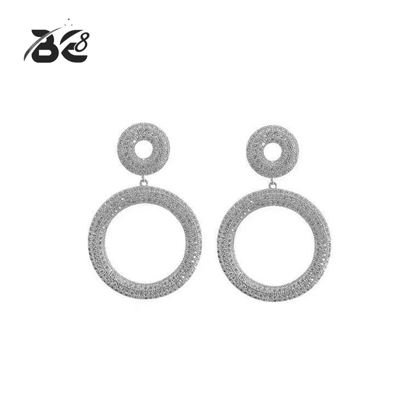 

Be 8 Nice One Pair Hollow Two Round Shape Vintage Drop Earrings Retro Women's Dangle Earrings Fashion Jewelry E660