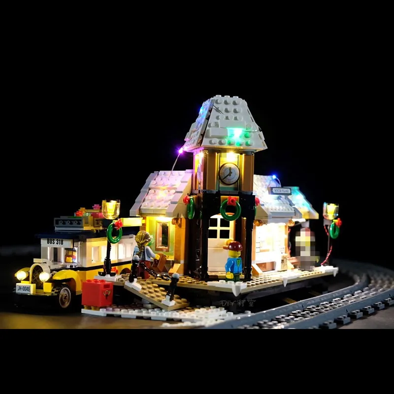 Led Light Set For Lego 10259 The Winter Village Compatible 36011 friend Genuine Creative Series Building Blocks(Only lights) | Игрушки и