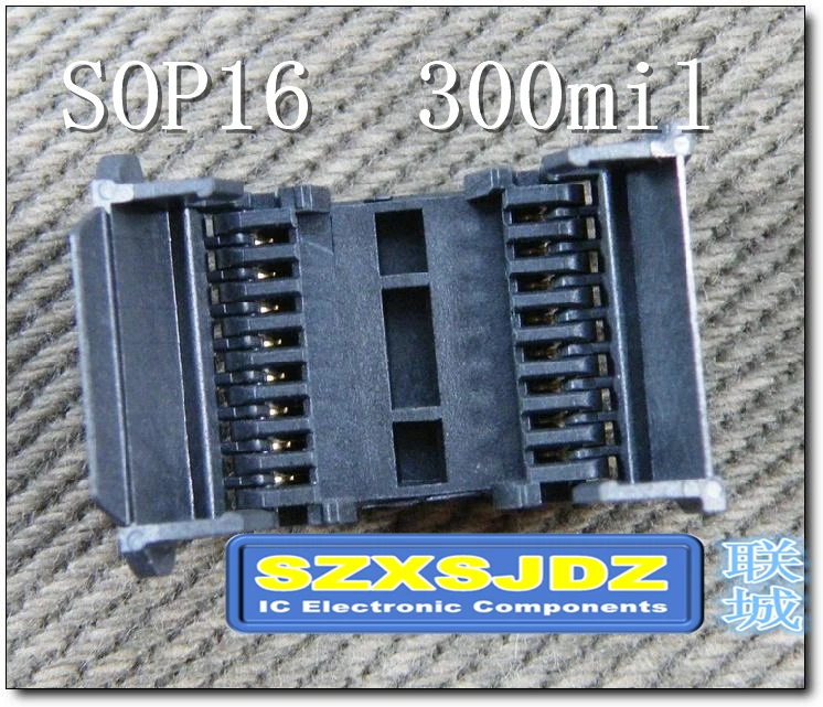 2 шт. SOP8/SOP16 deck SPI FLASH держатель для карт 8pin/16pin коннектор 1 27 150MIL 208MIL 300MIL|Соединители|