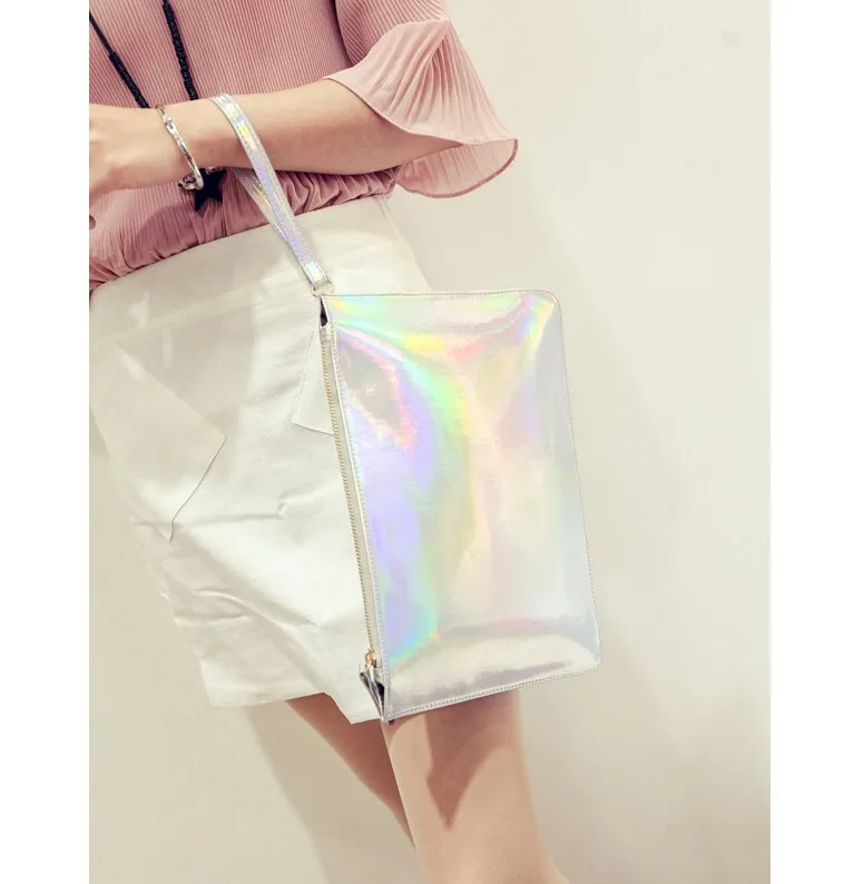 2021 лазерный женская сумка через плечо слатч дизайнерская сумка-конверт клатчи