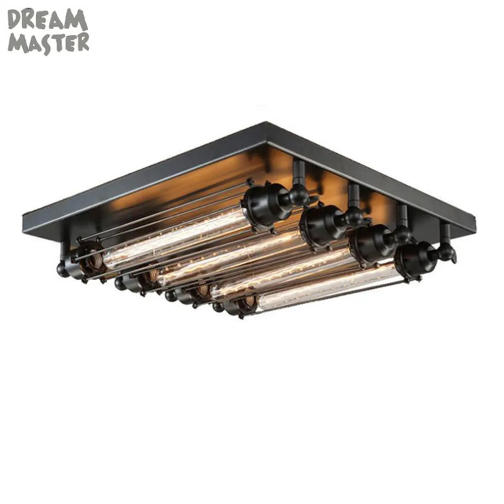 Купи Black E27 Ceiling Light Loft Vintage Retro Ceiling Light Industrial Design lamp Edison Bulb Home Bar Cafe Shop Lighting Fixture за 5,999 рублей в магазине AliExpress