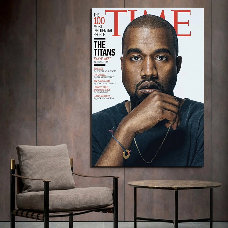 Плакат MX03344 Kanye 24x33 дюйма в западном стиле хип-хоп певец звезда | Дом и сад