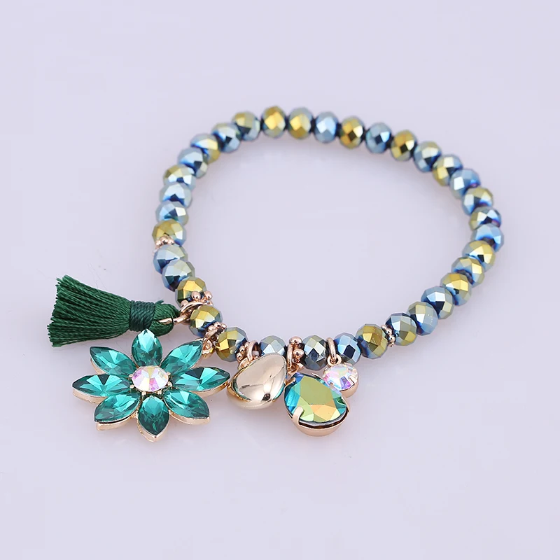 Женский браслет с бусинами кристаллами|bracelets for|bracelets for womenpulseras mujer |