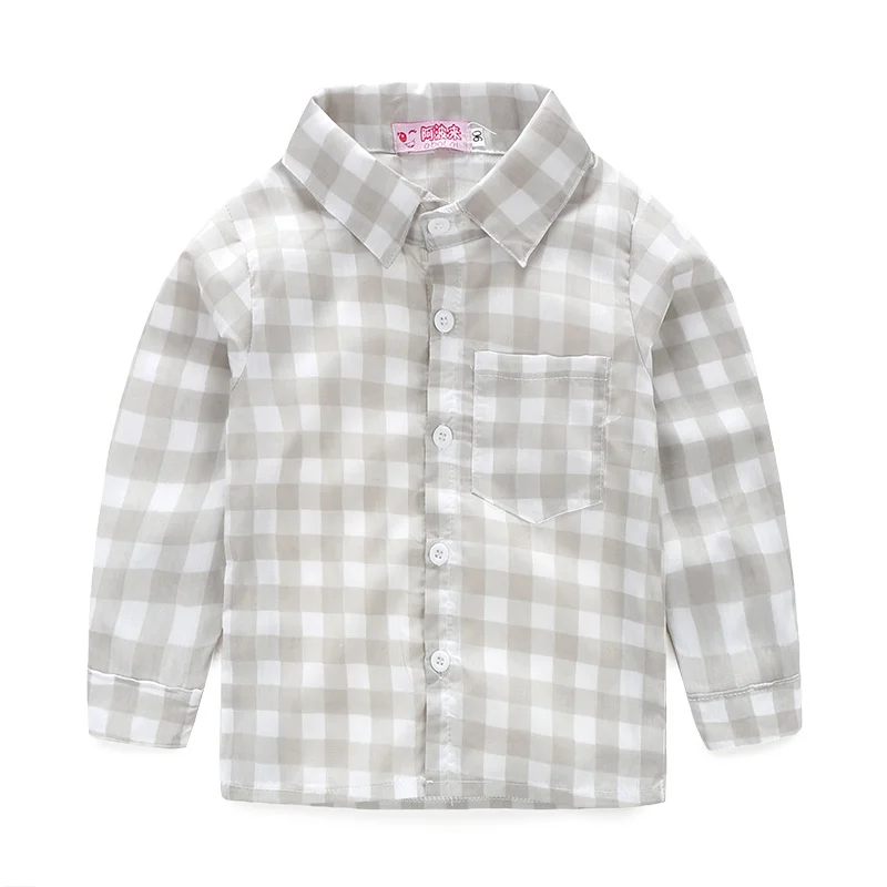 Новинка одежда для маленьких мальчиков клетчатая рубашка с жилетом Одежда