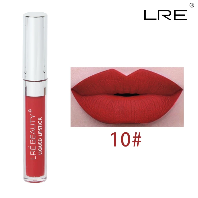 10 LRE BEAUTY Водонепроницаемый, Быстросохнущий блеск для губ - Цвет: 10