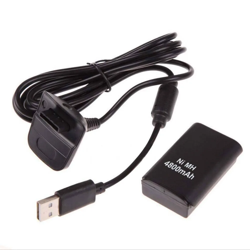 Аккумулятор 3 7 В 4800 мА · ч с usb кабелем для зарядки беспроводного игрового