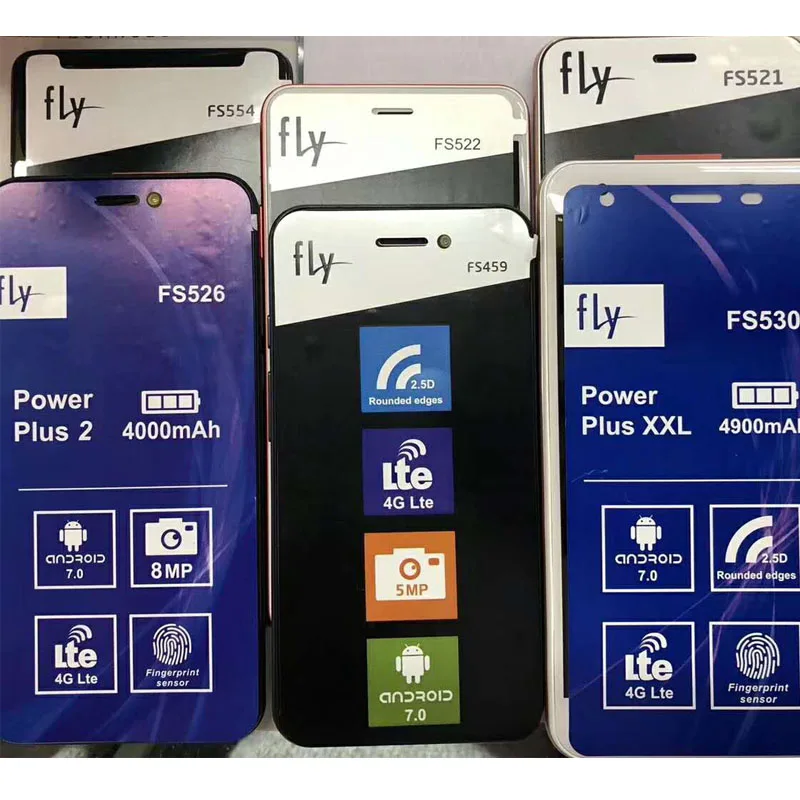 Для Fly FS526 power Plus 2 сенсорный ЖК-дисплей сенсорная панель стекло для линзы черная