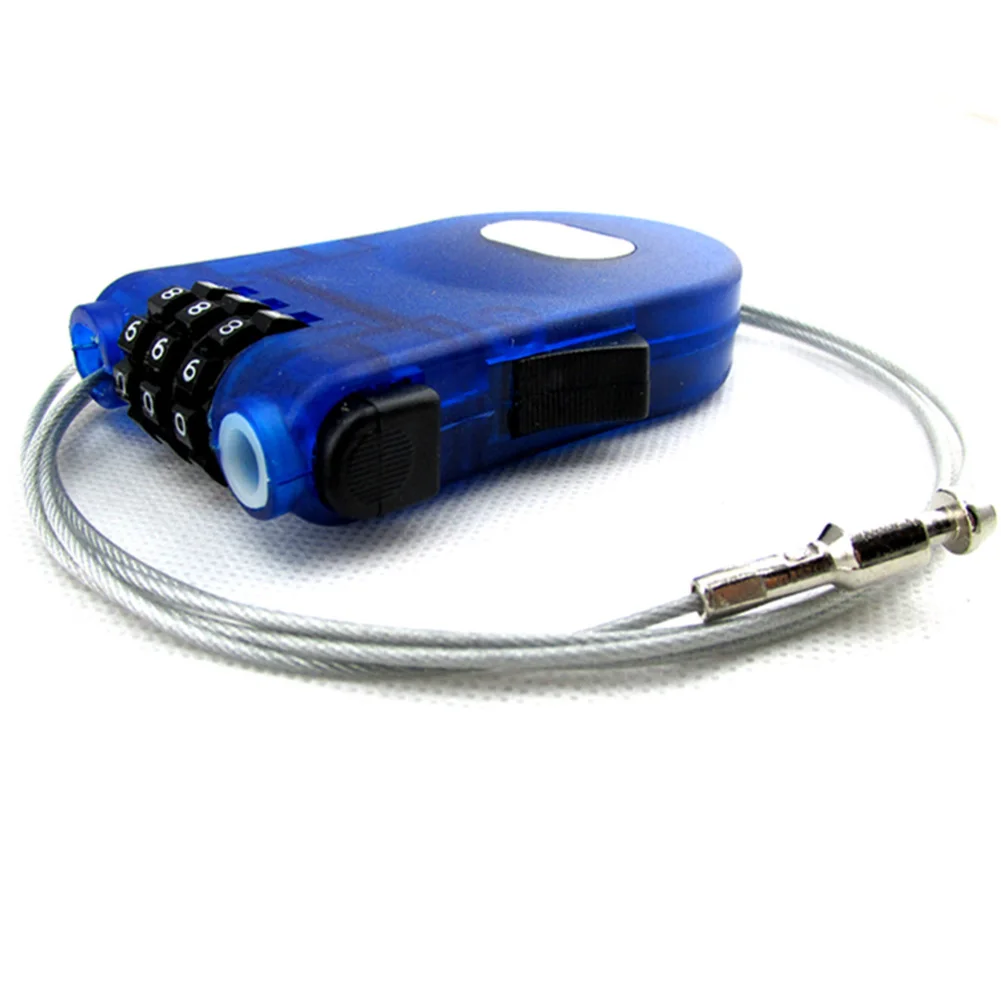 Мини-замок с 3-значным кодом троса противоугонная Растяжимая проволока