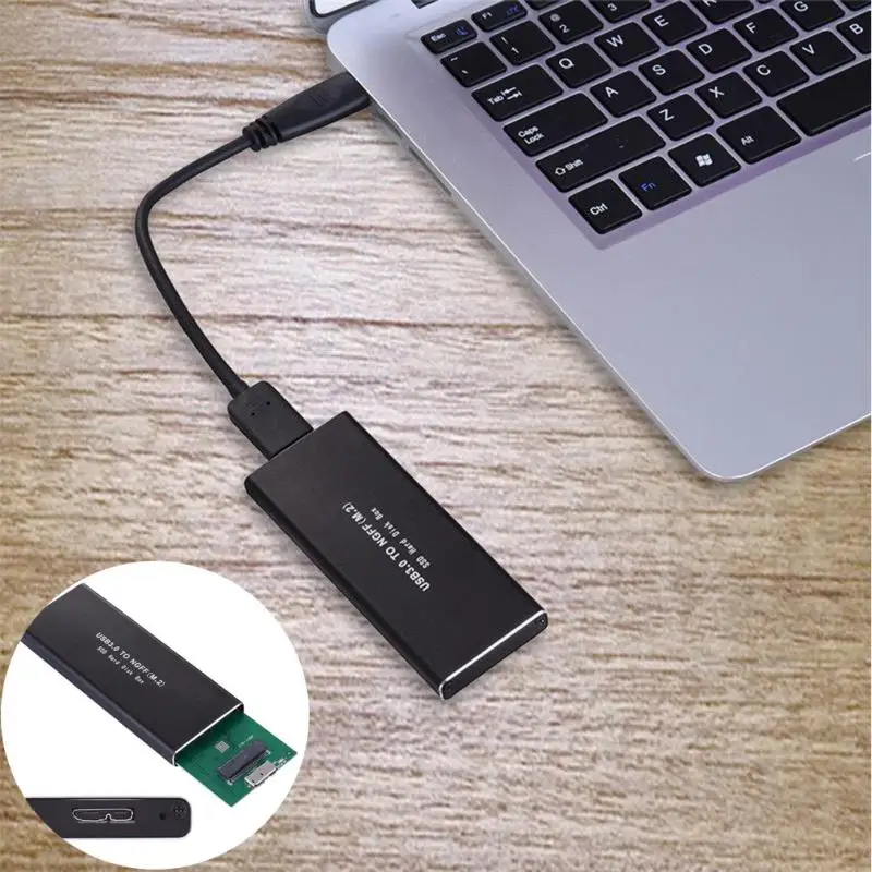 2018 Новинка Лидер продаж USB 3 0 к NGFF M.2 SSD жесткого диска коробка B Ключ адаптер