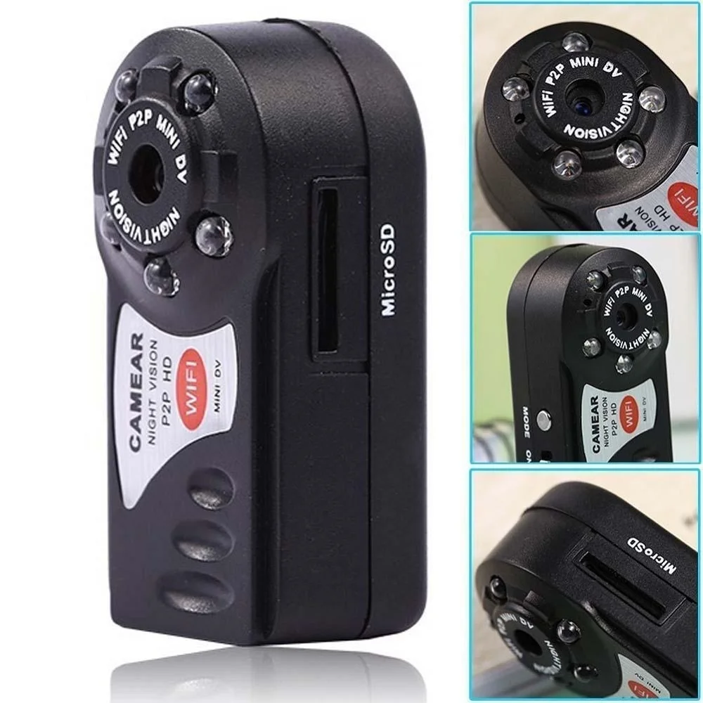 Мини DVR видеокамера ночного видения камеры 720*480p Беспроводная IP