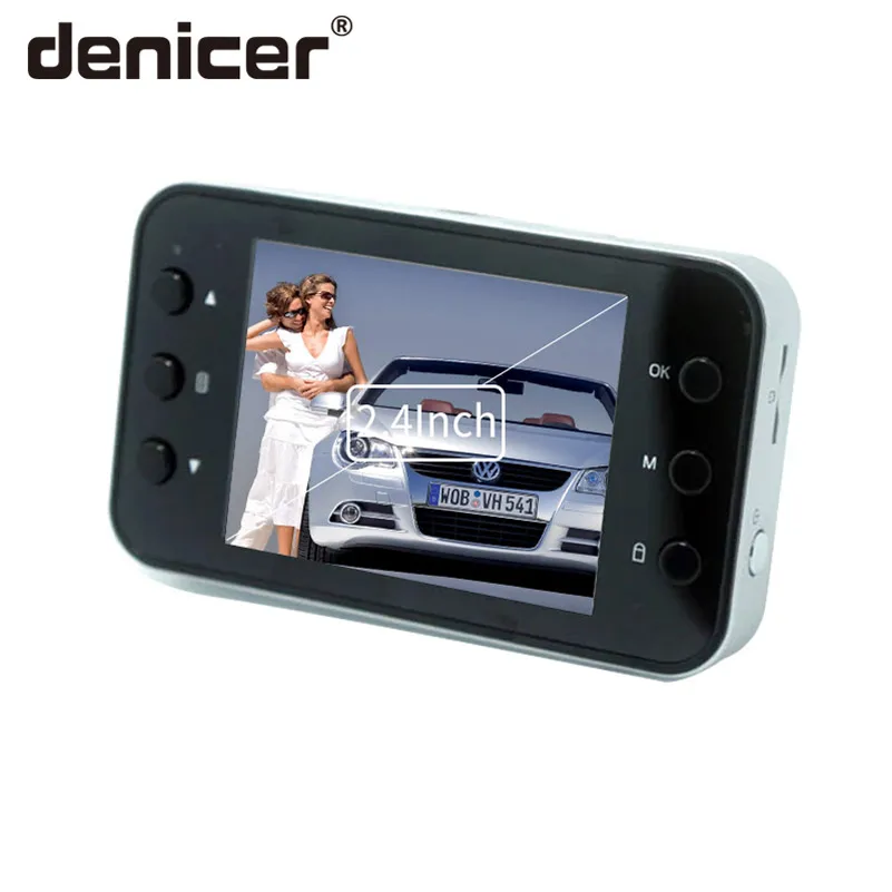 Denicer Автомобильный видеорегистратор 1080P Full HD 2 4 дюйма экран ночного видения 140