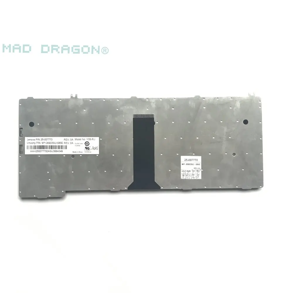 Совершенно новая Оригинальная клавиатура для ноутбука LENOVO 3000 C100 C200 F41 C460 C466 F31 F51