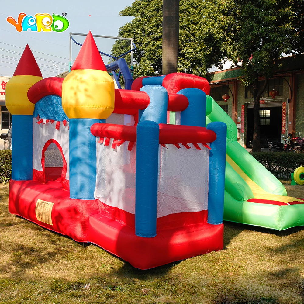 YARD 3x3x2,1 м надувная горка-батут надувной замок нейлон Оксфорд ПВХ прыжок на батуте дом Батут больших размеров с воздуходувкой для детей