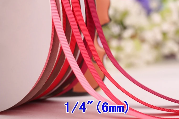 бесплатная доставка 1/4&quot( 6мм) Бренд Сплошной цвет Корсажная лента и подарочные