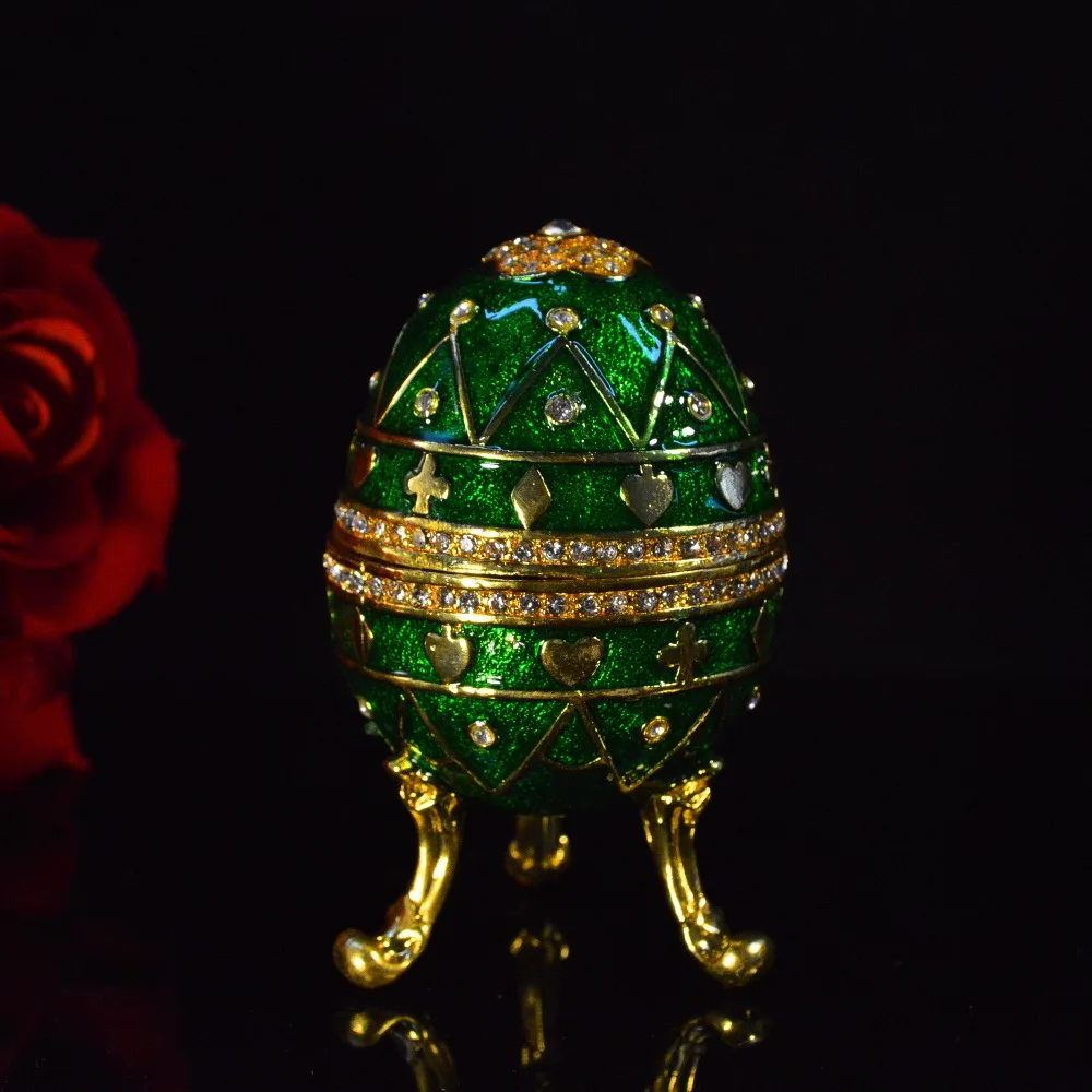 QIFU Новое поступление Россия популярное qifu faberge яйцо домашнее украшение металлические поделки