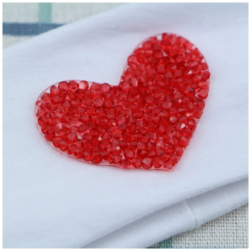 Sunlikeyou Rhinestone Love Headband For Girls Cotton Fabric Elastic Kid Baby Turban Newborn Hair Accessories | Детская одежда и