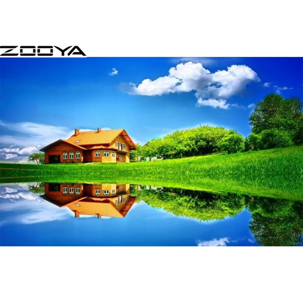 ZOOYA рукоделие Алмазная вышивка 3d бриллианты Картина Вышивка крестом мозаика
